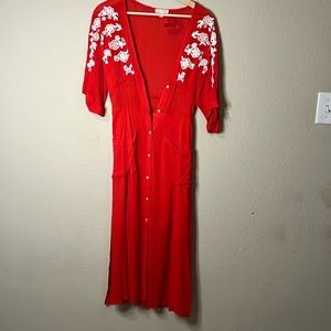 Red Stevie Hender Dress